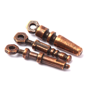 "Стимпанк", подвеска, ант. бронза, 3 шт. (#1428)