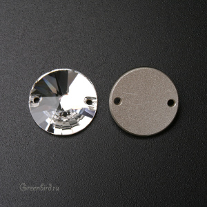 Swarovski пришивные 3200 Риволи 14 мм, прозрачный (#001), 1 шт.