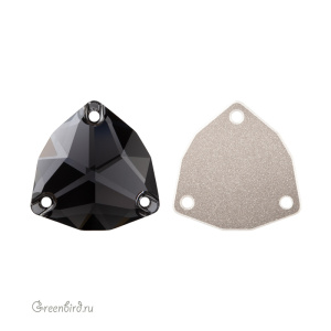 Swarovski пришивные 3272 Триллиант 20 мм, графит (#253), 1 шт.