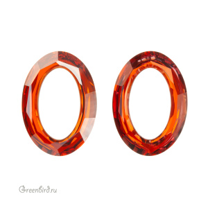 4137 Cosmic Oval 15х11 мм – Red Magma (#001REDM)