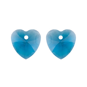 Crystalbird 6228C Ð¿Ð¾Ð´Ð²ÐµÑÐºÐ° Heart 10 Ð¼Ð¼ â Blue Zircon (#229), 1 ÑÑ. (#CBPN-0049)