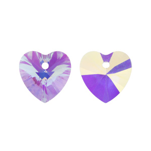 Crystalbird 6228Ð¡ Ð¿Ð¾Ð´Ð²ÐµÑÐºÐ° Heart 10 Ð¼Ð¼ â Violet AB (#371AB), 1 ÑÑ. (#CBPN-0035)