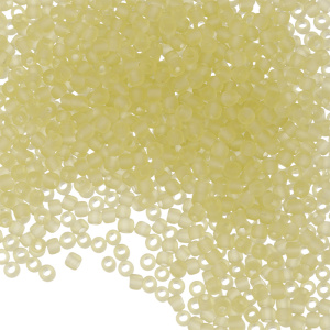 Бисер TOHO Round 11/0 RE:Glass, прозрачный матовый, Brown (#RE5002F)