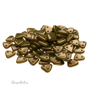 CzechMates Triangle 6мм, Metalic – Chartreuse, 10 гр (#LJ84020)