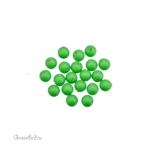 Swarovski 5810 Жемчуг 5 мм, зеленый неон (#771), уп. 20 шт.