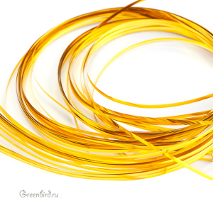 Бить, 1 мм, яркое золото (#5230)