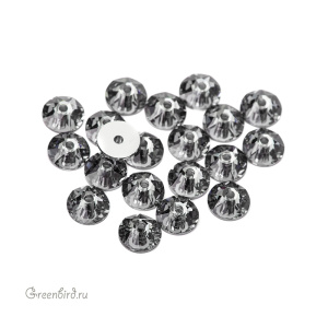Swarovski 3188 Пайетки 4 мм, серебряная ночь (#001SINI), уп. 20 шт.