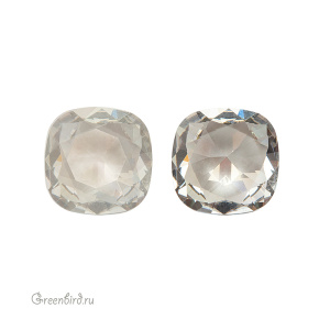 Swarovski 4470 Кушон 12 мм, золотистая дымка без фольги (#001GSHAU), 1 шт.