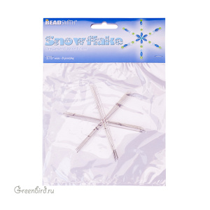 Форма для снежинки маленькая, 8 шт. (#WS3)
