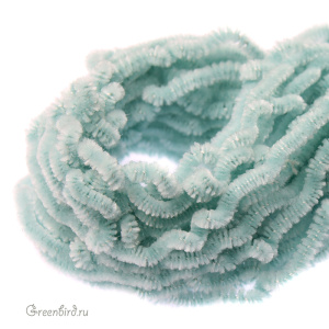 Шелковая синель AVAS, голубая бирюза 1 метр (#131)