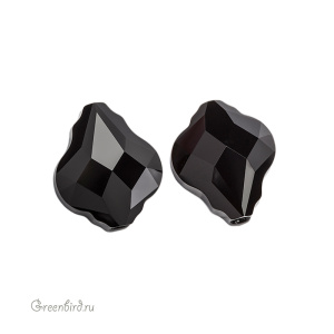 Swarovski 5058 Бусина Барокко 14 мм, черный (#280), 1 шт.