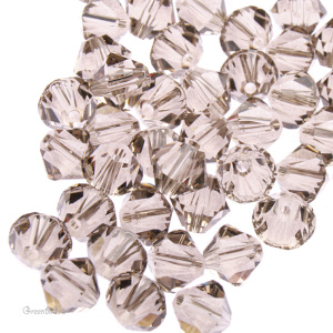 Swarovski 5328 Биконусы 6 мм, греж (серо-бежевый) (#284), уп. 10 шт.