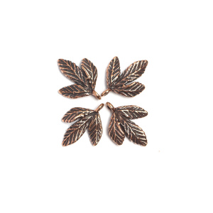 "Шелест листвы", подвеска, ант. бронза, 1 шт. (#3123)