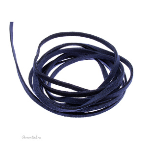 Шнур Ultrasuede 3 мм Navy (LNV)