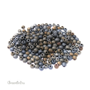 Круглые бусины 2 мм, 5 гр (#02-21115JT)
