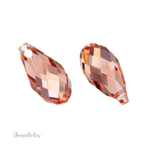 6010 подвеска Briolette Pendant 11x5,5mm – Rose Peach (#262)