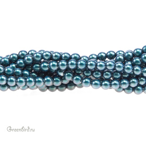 Swarovski 5810 Жемчуг 3 мм, иризирующий зеленый таити (#2004), уп. 50 шт.