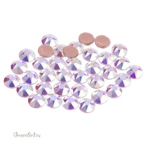Swarovski 2078 Термостразы круглые SS20, прозрачный радужный (#001AB), уп. 36 шт.