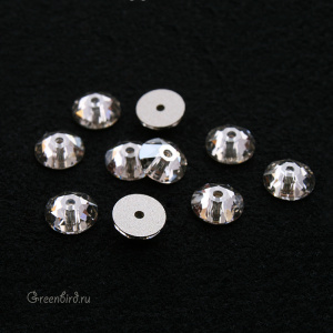 Swarovski 3188 Пайетки 5 мм, серебристая дымка (#001SSHA), уп. 10 шт.