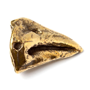 "Птаха", центральный элемент, ант. латунь, 1 шт. (#Л3927)