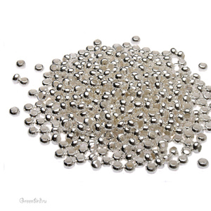 Металлический бисер 11/0, silver (#MT11-SLV)