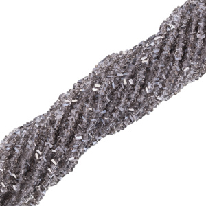 Бусины граненые "Крошка", Black Diamond, нить (#SVA-GLB-36)
