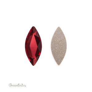 Swarovski 2201 Клеевые стразы Маркиз 14х6 мм, алый (#276), 1 шт.