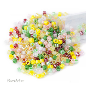 Бисер MIYUKI Delica 10/0 (#MIX09), 4,5 г