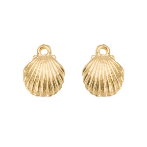 Подвеска "Морская ракушка", золото, 1 шт. (#CN-PN-021)