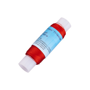 Нитки для бисера TYTANIUM TNM, 110 м, красный (#TNM-04)