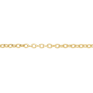 Цепочка якорная 6х4,8 мм, золото, 30 см (#SVA-Chain-111G)