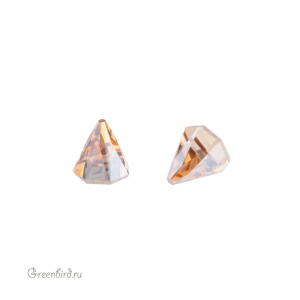 Swarovski 2019 Клеевые стразы Шип круглый 4х4 мм, золотистая дымка (#001GSHA), 1 шт.