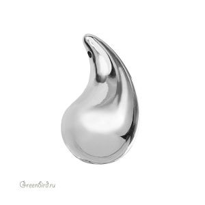Подвеска "Большая капля", родий, 1 шт. (#SV1701-Pendant-78R)