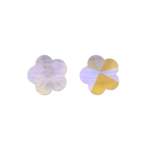 Crystalbird 5744 Бусина Цветок 8 мм, Crystal Shimmer (#001SI), 4 шт.