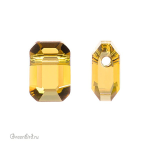 Swarovski 5514 Бусина Маятник 10х7 мм, солнечный металлик (#001METSH), 1 шт.