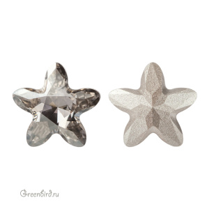 Swarovski 4754 Старблум 8 мм, серебристая дымка (#001SSHA), 1 шт.