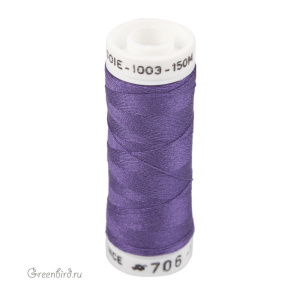 Шелковая нить AVAS Soie 1003, темно-аметистовый, 150 м (#706)