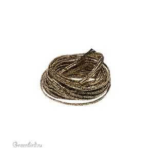 Сутаж Textured Gold/Black, 5 метров (ST1630-144)