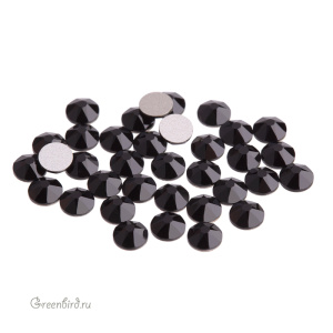 Swarovski 2088 Клеевые стразы круглые SS20, черный (#280), уп. 36 шт.