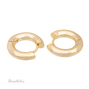 Швензы-кольца "Конго" 20 мм, золото, пара (#SV1701-2279N)