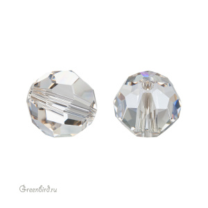 Swarovski 5000 Бусина круглая 10 мм, серебристая дымка (#001SSHA), 1 шт.