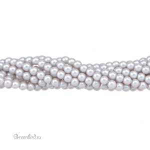 Swarovski 5810 Жемчуг 2 мм, иризирующий голубино-серый (#954), уп. 50 шт.