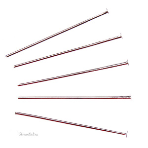 Пины 25 мм, серебро, 144 шт. (#HDP0291SP)