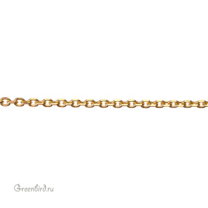 Цепочка 4,5 мм, золото, 30 см (#Chain-57G)
