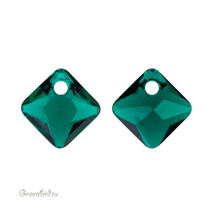 6431 подвеска Princess Cut 9 mm – Emerald (#205)