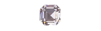 #4671 Square Emerald Cut