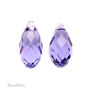 Swarovski 6010 подвеска Бриолетт 13x6,5 мм, танзанит (#539), 1 шт.