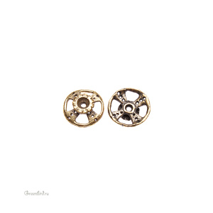 "Стимпанк", коннектор, ант. латунь, 1 шт (#Л14101)