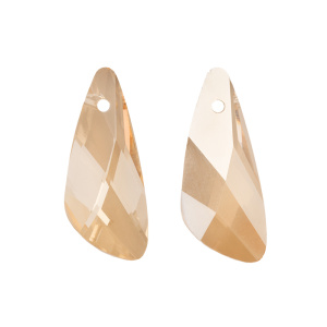 Crystalbird 6690 подвеска Крыло 23 мм, Crystal Golden Shadow (#001GS), 1 шт.