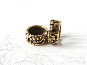 Коннектор, ант. латунь, 1 шт. (#Л2991)